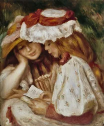 Young Girls Reading